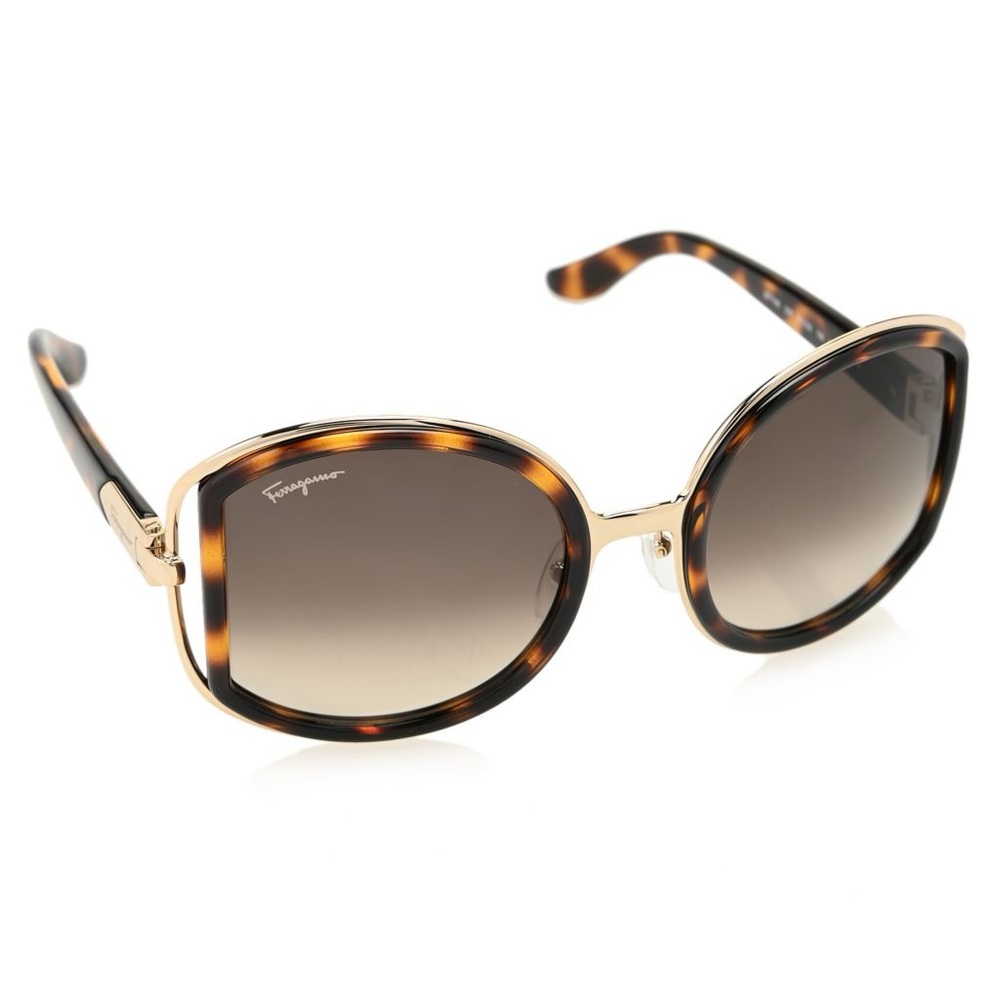 Salvatore Ferragamo 52mm Round Frame Sunglasses